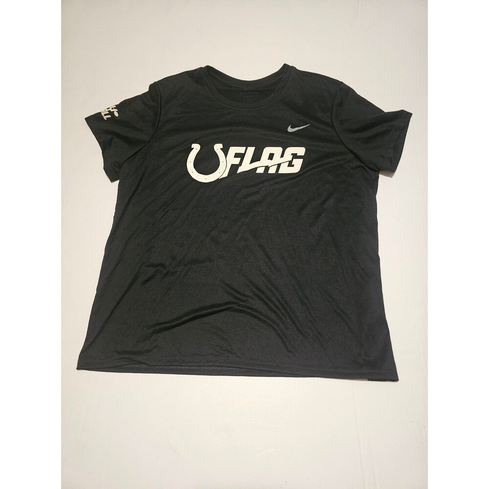 Nike Indianapolis Colts Youth XL Dri-FIT NFL Play Football Black T Shirt